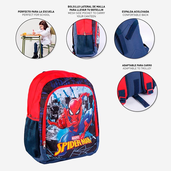 Spiderman Mochila Escolar Mediana 41cm - Imatge 2