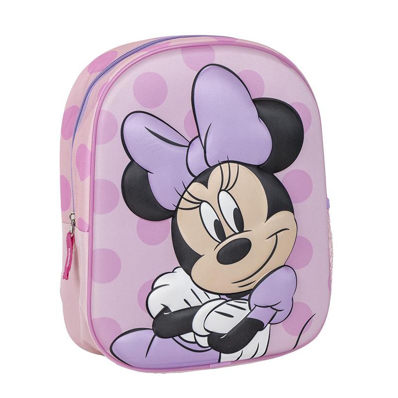 Minnie Mochila Infantil 3D 31cm