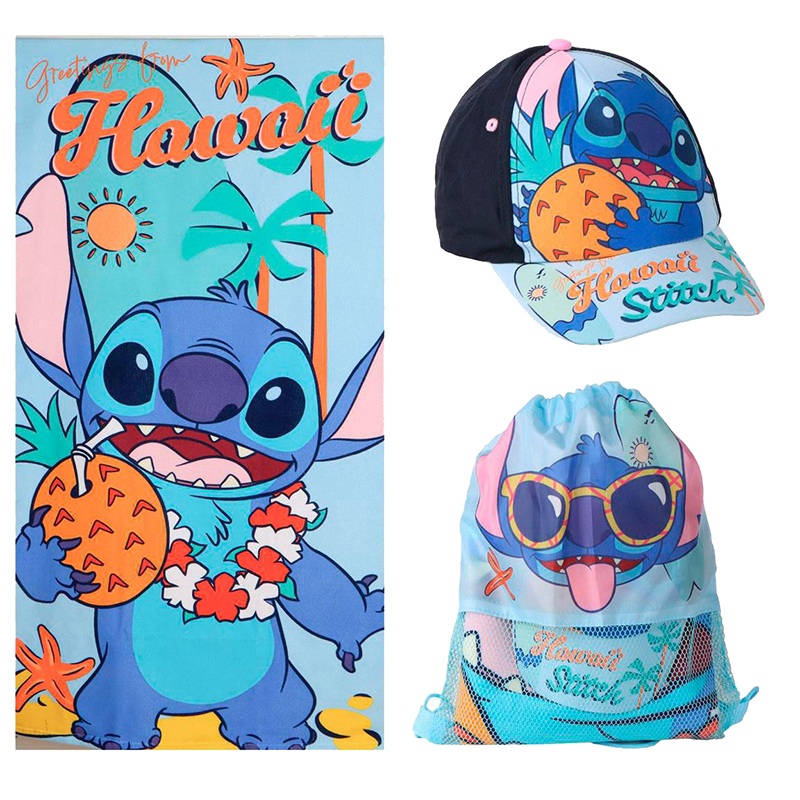 Stitch Set Saquito con Toalla
