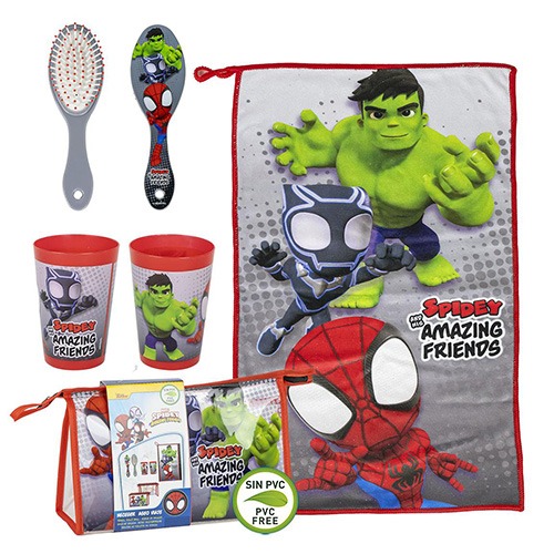 Spidey Bolsa Toalete de Viagem com Acessórios - Imagem 1