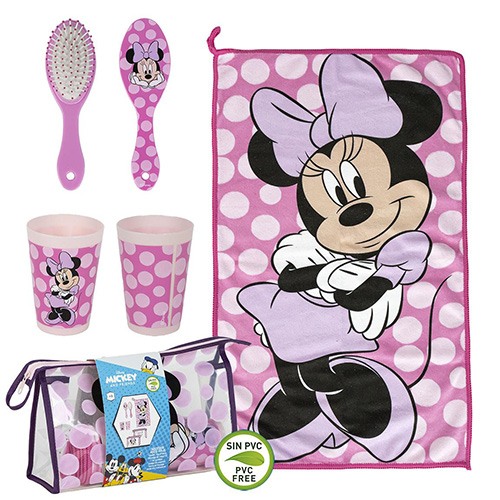 Minnie Bolsa Toalete de Viagem com Acessórios - Imagem 1