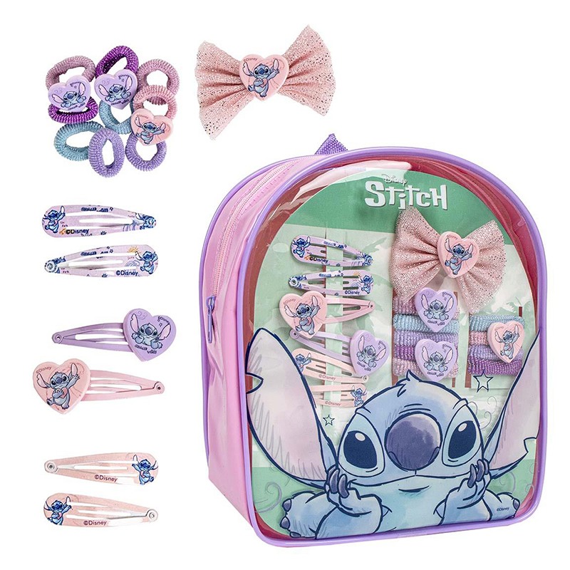 Stitch Mochila Beauty Set Bolsa - Imagem 1