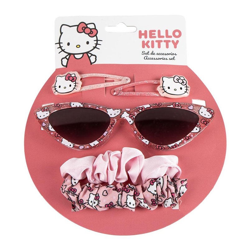 Hello Kitty Set de Accesorios y Gafas de Sol