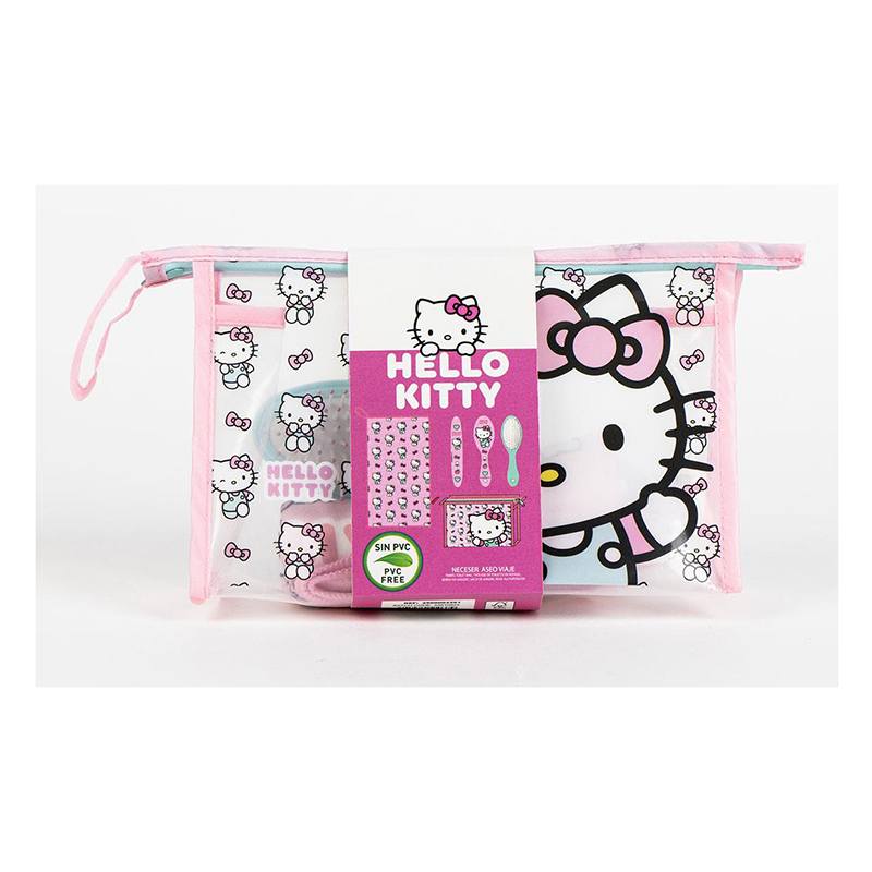 Hello Kitty Neceser Aseo de Viaje con Accesorios - Imagen 4