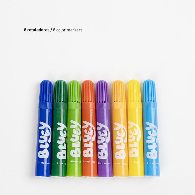 Bluey Conjunto Papelaria Colorido - Imagem 3