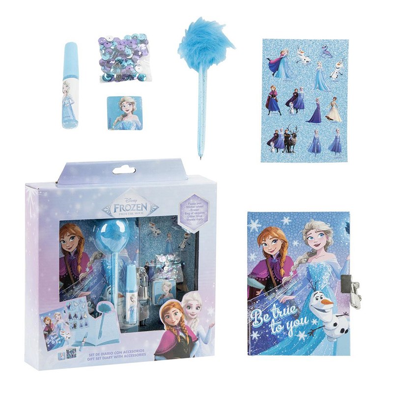 Frozen Conjunto Diário com Acessórios