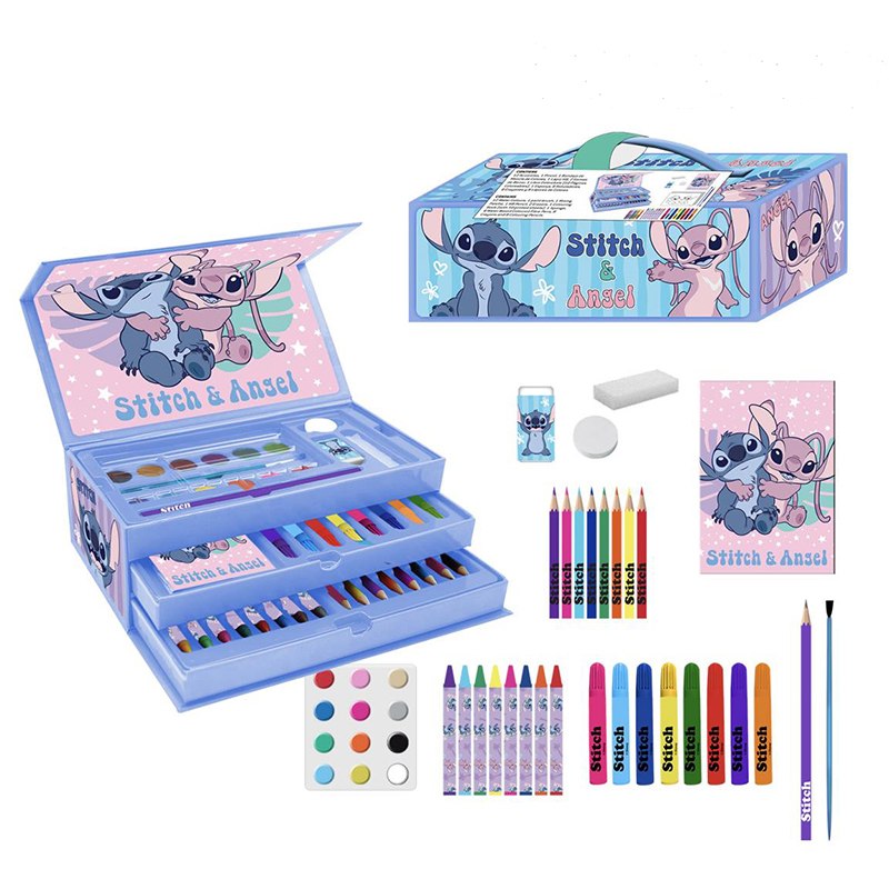 Stitch Maletín Set de Papelería