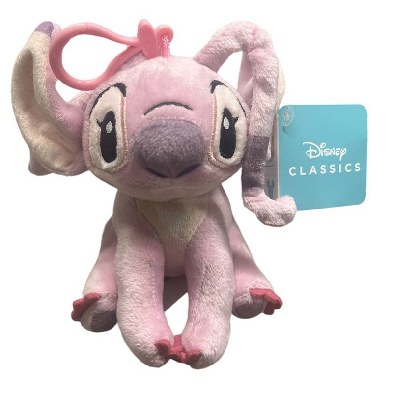Stitch Llavero de Peluche con Clip Lila