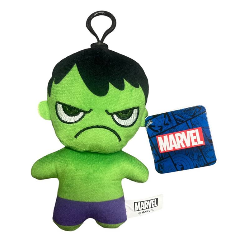 Marvel Porta-chaves de Peluche com Clipe Hulk