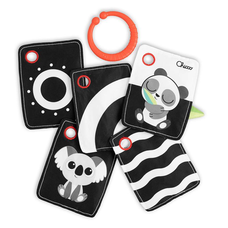 Cartas de Tecido em Preto e Branco