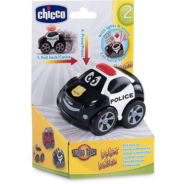 Chicco Coche Fricción Policía con Sonidos - Imatge 3