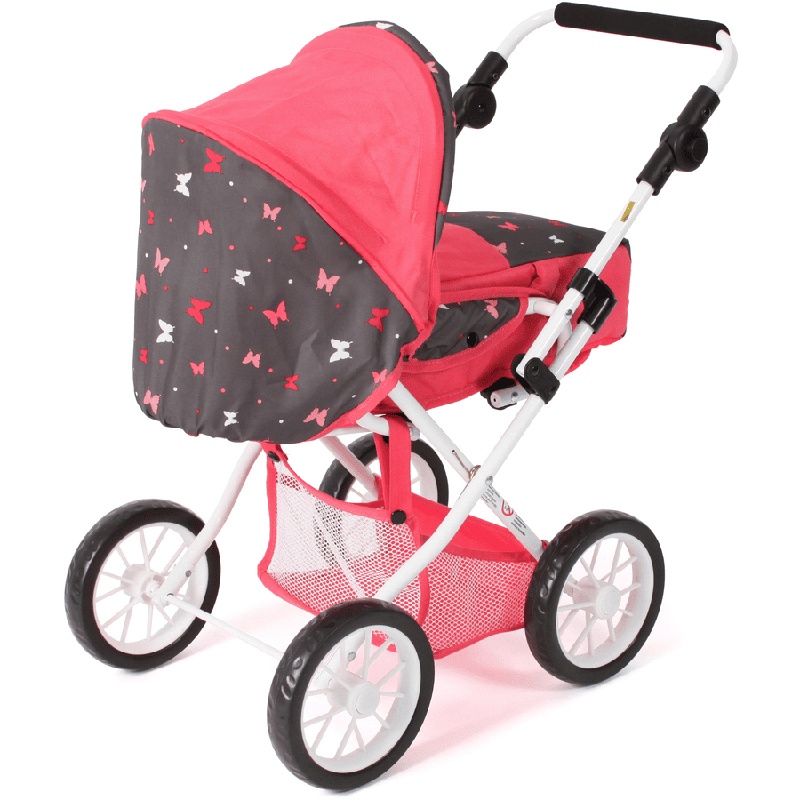 Carro de Muñecas Combi Leni Rosa Mariposas - Imagen 2