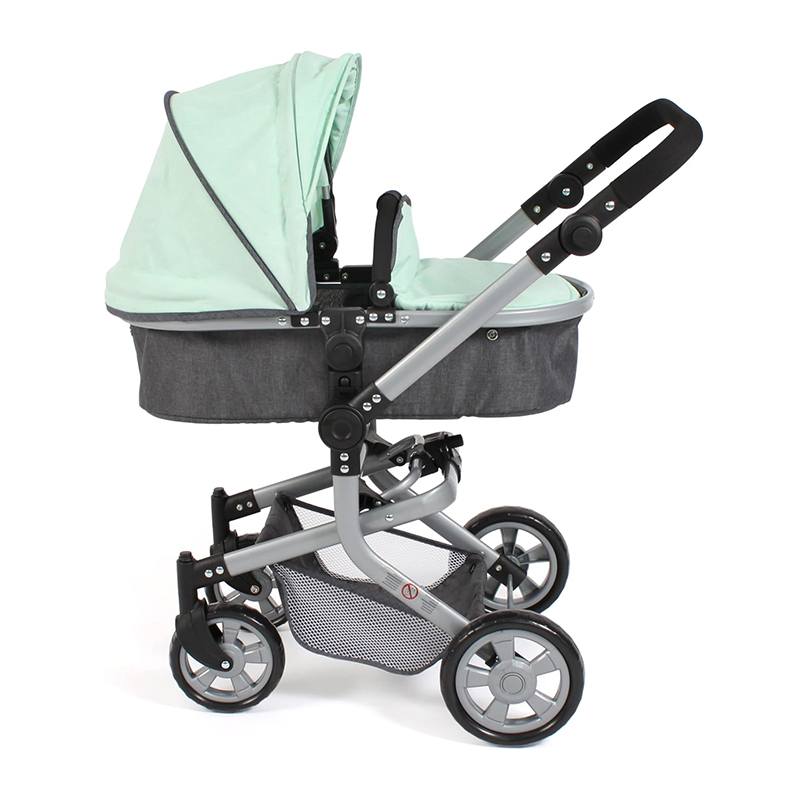 Cochecito para muñecas Mika 2 en 1 Menta - Imagen 2