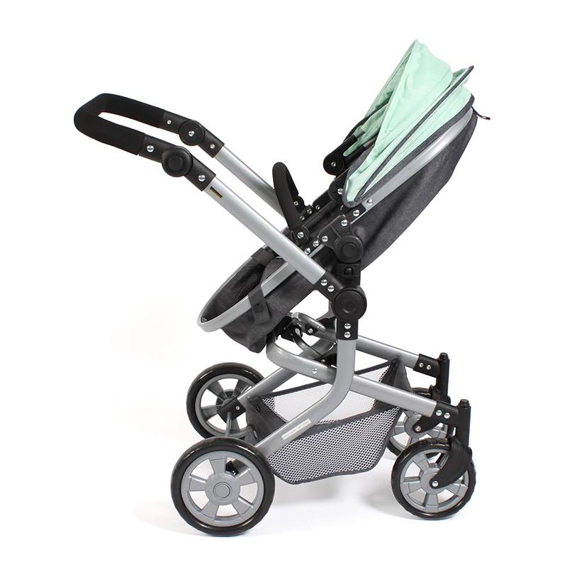 Cochecito para muñecas Mika 2 en 1 Menta - Imagen 6