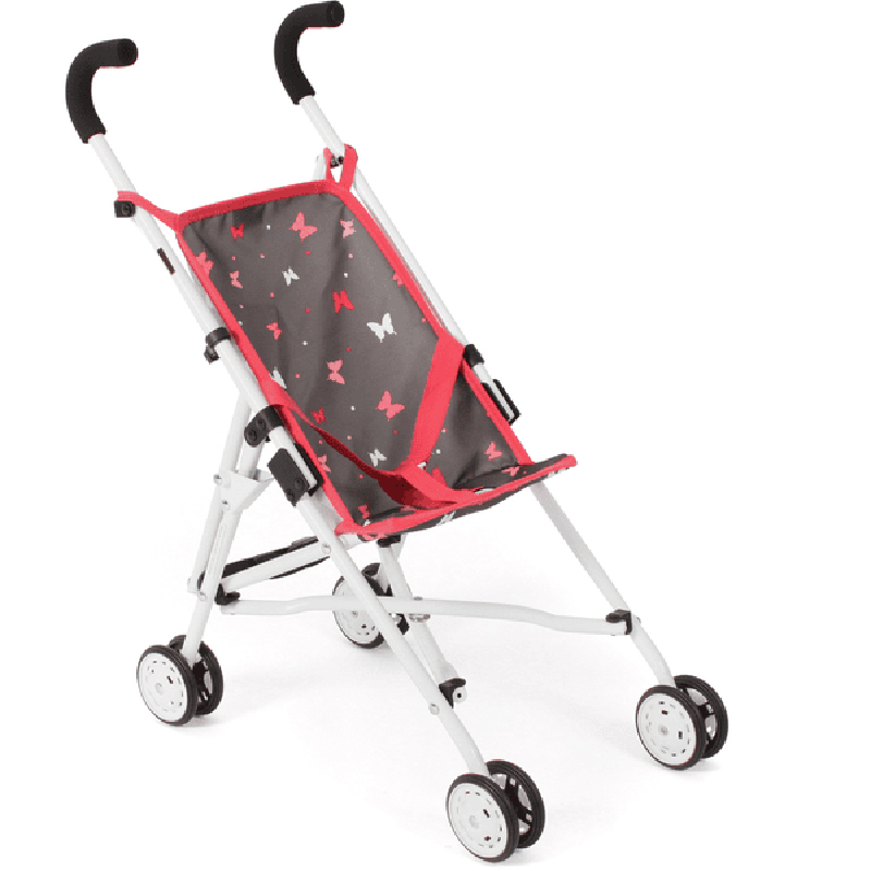 Carro boneca Mini-Buggy Borboletas Rosa