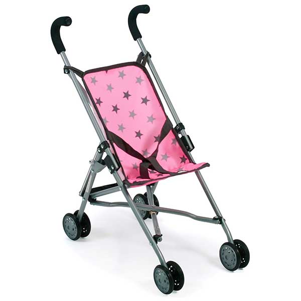 Cadira Plegable Mini-Buggy Rosa Estrelles - Imatge 1