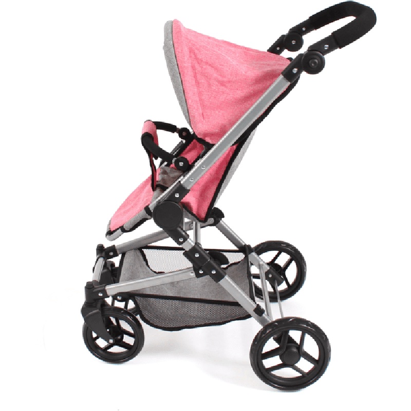 Carro de Muñecas Combi 3en1 Nele Rosa-Gris - Imagen 4