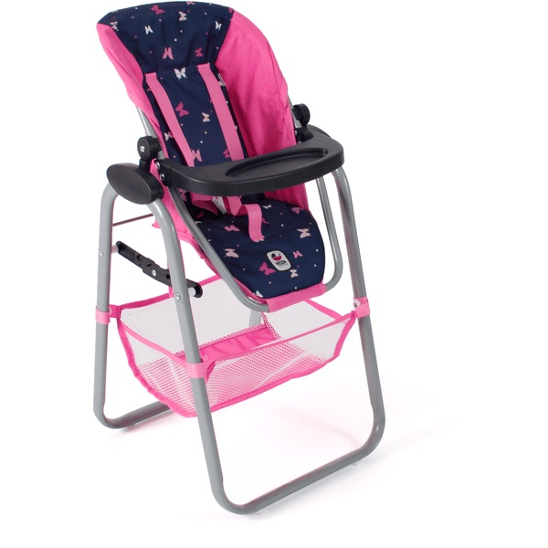 Cadeira alta reclinável borboleta para bonecas - Imagem 1