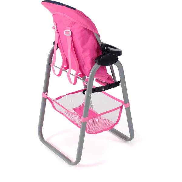 Cadeira alta reclinável borboleta para bonecas - Imagem 2