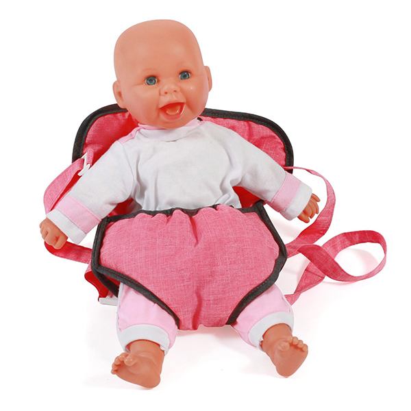Porta-bebês bonecas rosa-cinza - Imagem 1