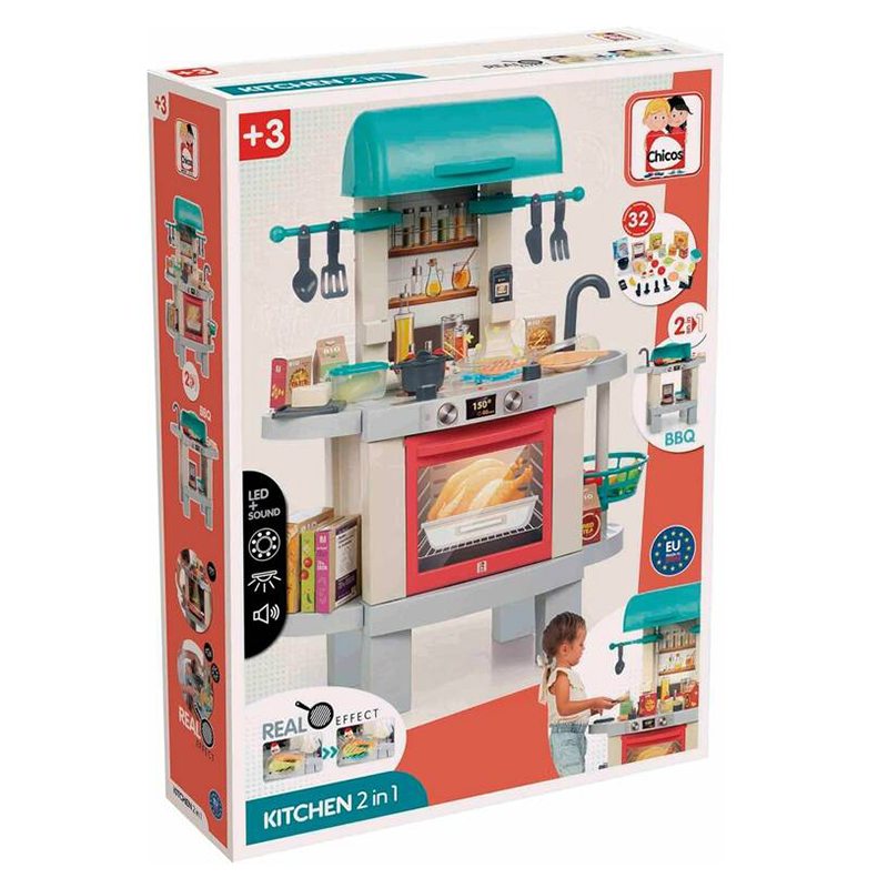 Cocina Kitchen 2en1 con 32 accesorios - Imagen 1