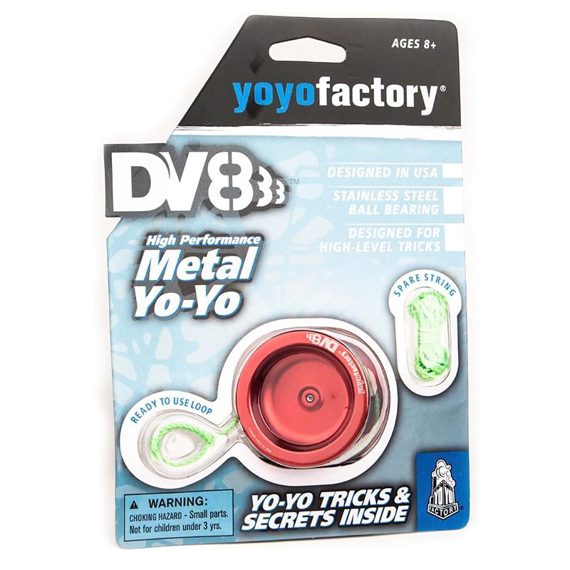 Yoyó de Metal DV888 Rojo