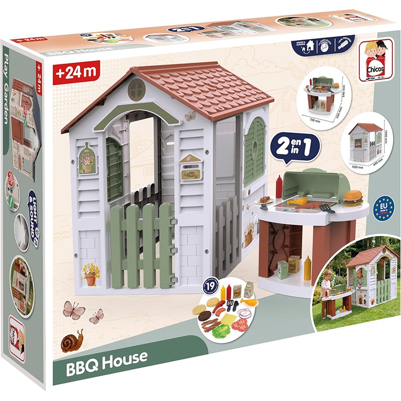 Casita de Jardin con Barbacoa y 19 accesorios - Imagen 2