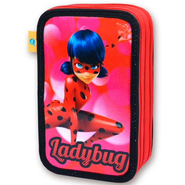 Estuche 3 Pisos Ladybug - Imagen 1