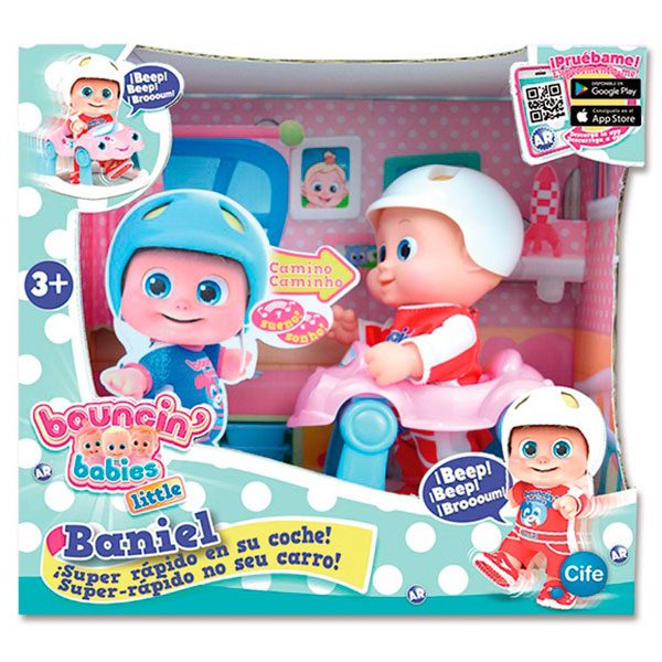 Bouncin Babies Boneco Baniel com Andador - Imagem 1
