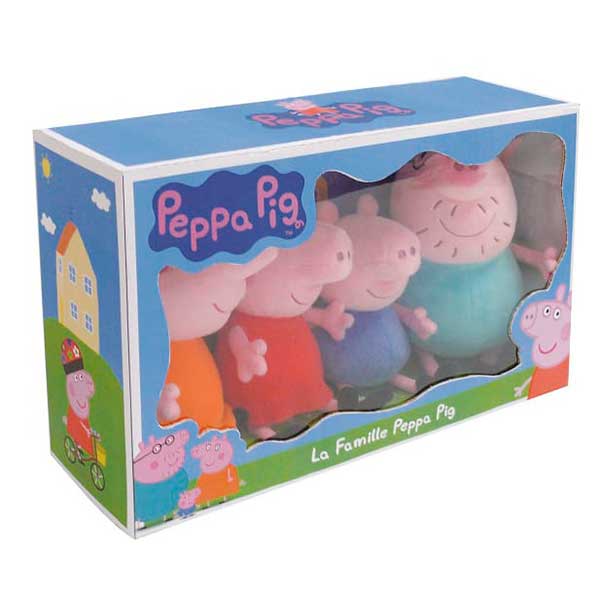 Familia Peppa Pig de Peluche - Imagen 1