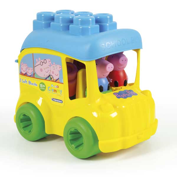 Autobús Peppa Pig Soft Clemmy - Imagen 1
