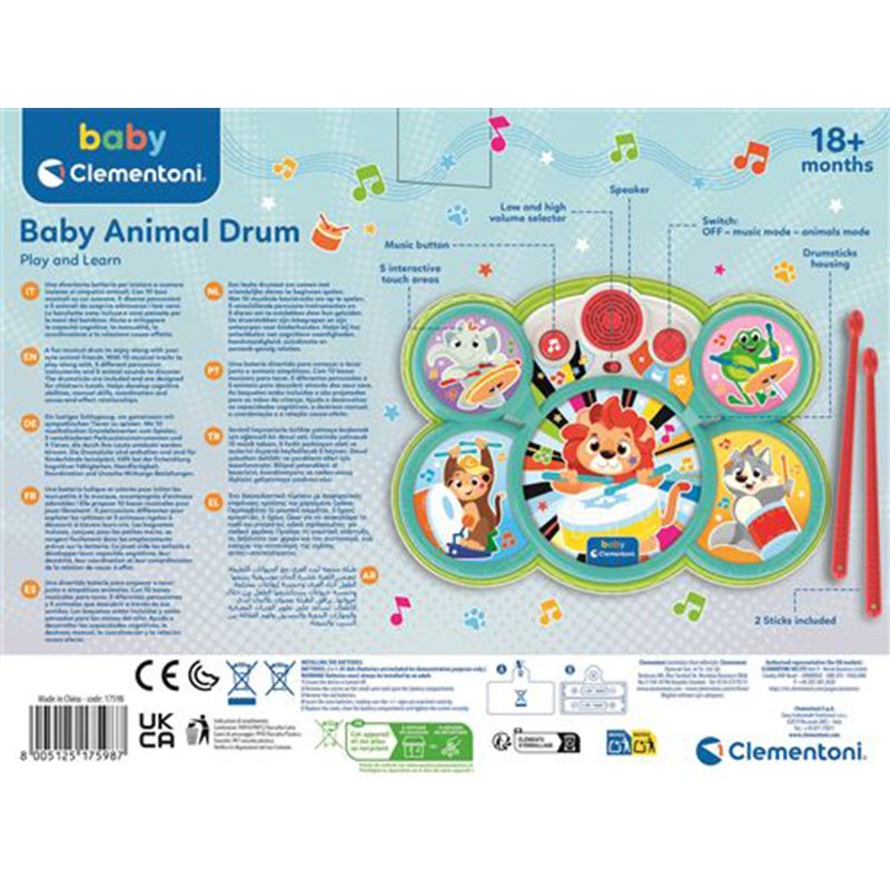 Bateria Infantil Baby Animales - Imatge 2