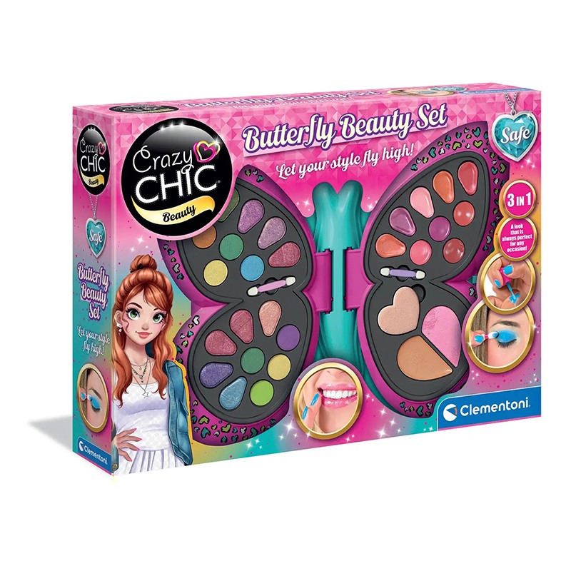 Crazy Chic Borboleta Conjunto de Maquilhagem