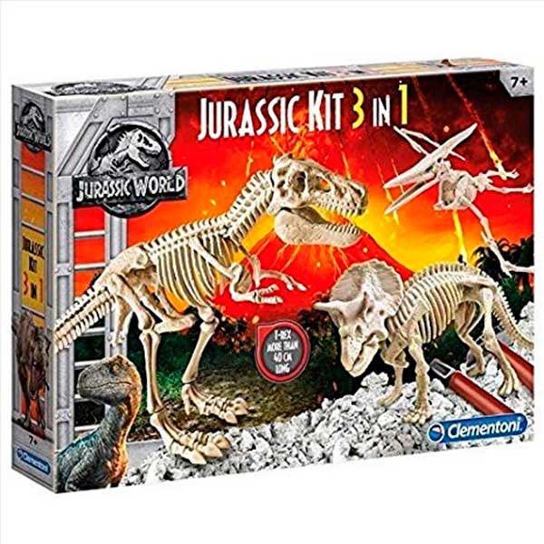 Jurassic Kit 3 em 1 Jurassic World - Imagem 1