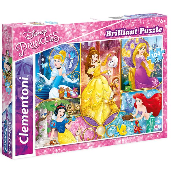 Disney Puzzle 104P Princesas #2 - Imagem 1
