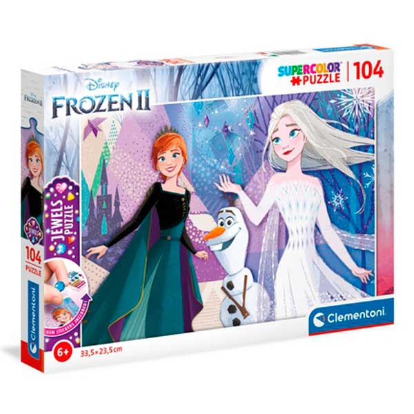 Frozen 2 Puzzle 104p Jewels - Imagem 1