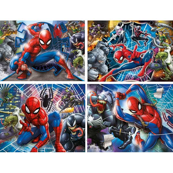 Puzzle Progresivo 20+60+100+180p Spiderman - Imagen 1