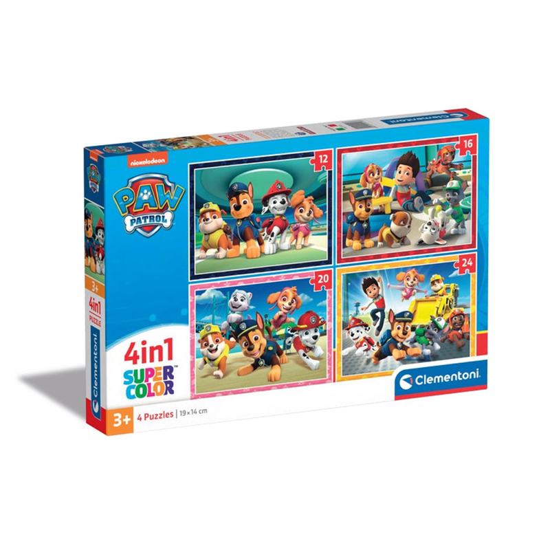 Puzzle Paw Patrol 4en1
