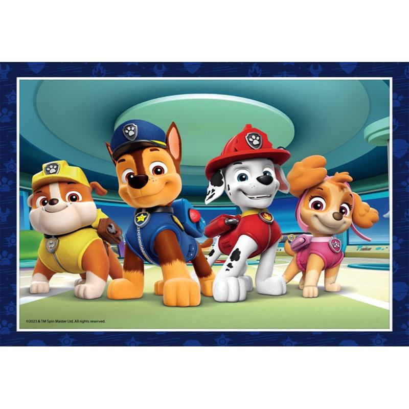 Puzzle Paw Patrol 4en1 - Imagen 1