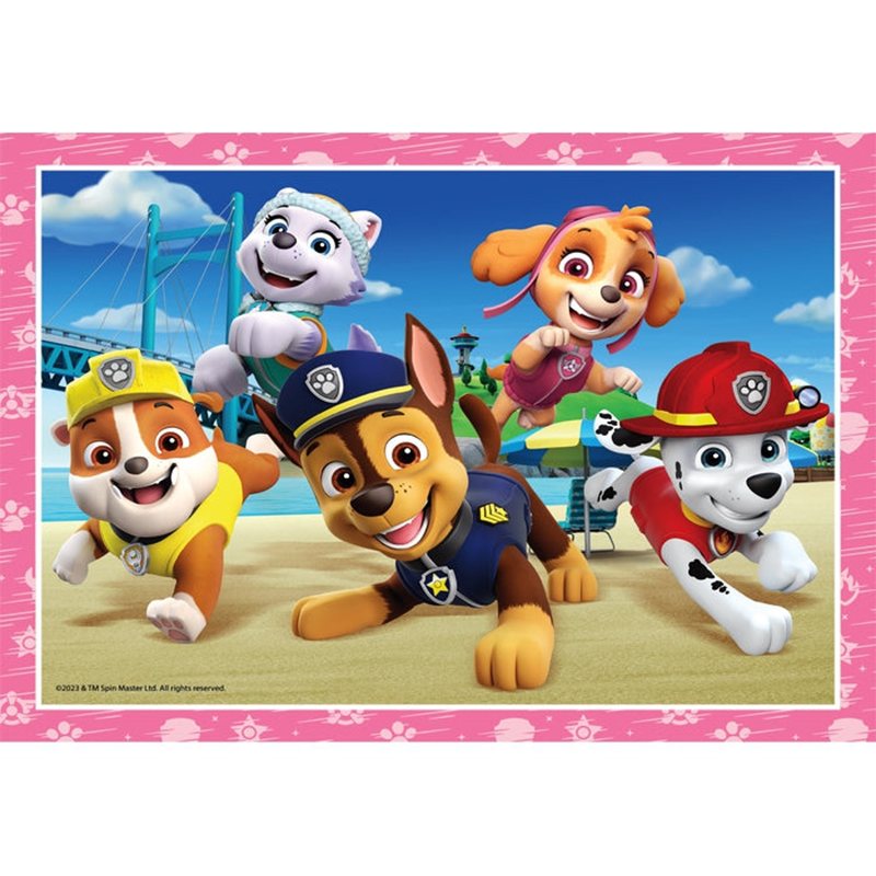 Puzzle Paw Patrol 4en1 - Imagen 3