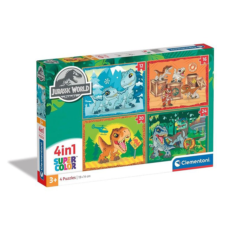 Puzzle Jurassic World 4en1