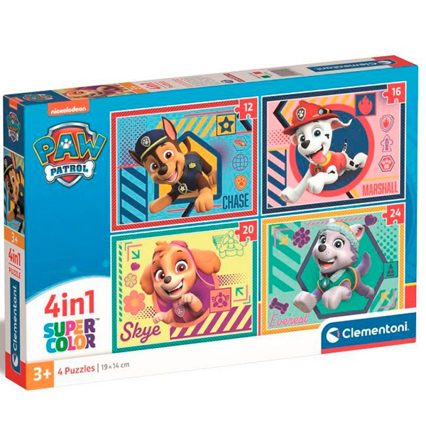 Puzzles Infantiles 4 In 1 Patrulla Canina - Imagen 1
