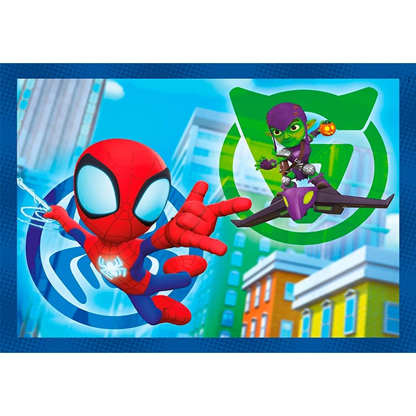 Marvel Puzzle 4en1 Spidey - Imagen 