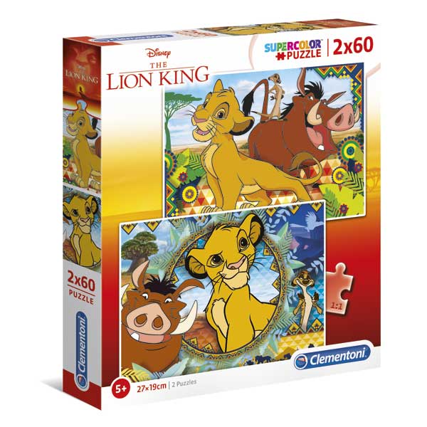 Puzzle 2x60p El Rei Lleó - Imatge 1