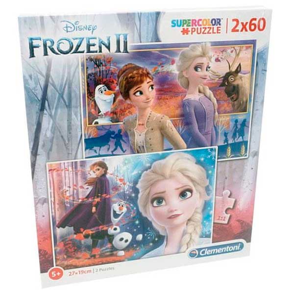 Puzzle 2x60p Frozen - Imagen 1
