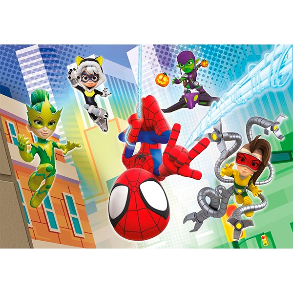 Marvel Quebra-cabeça 2x60p Spidey - Imagem 