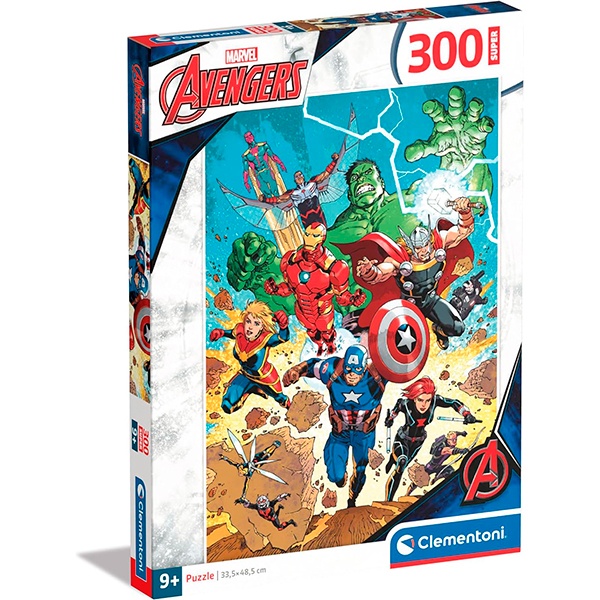 Marvel Quebra-cabeça 300p Avengers - Imagem 1