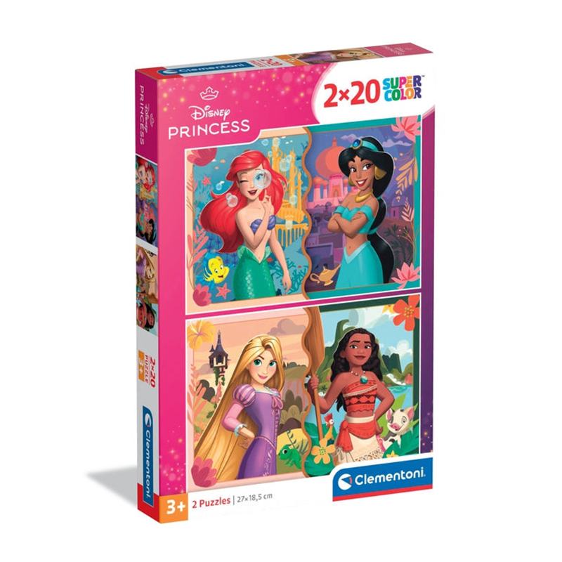 Puzzle Disney Princess 2x20p
