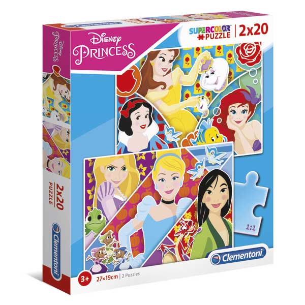 Disney Puzzle 2X20P Princesas