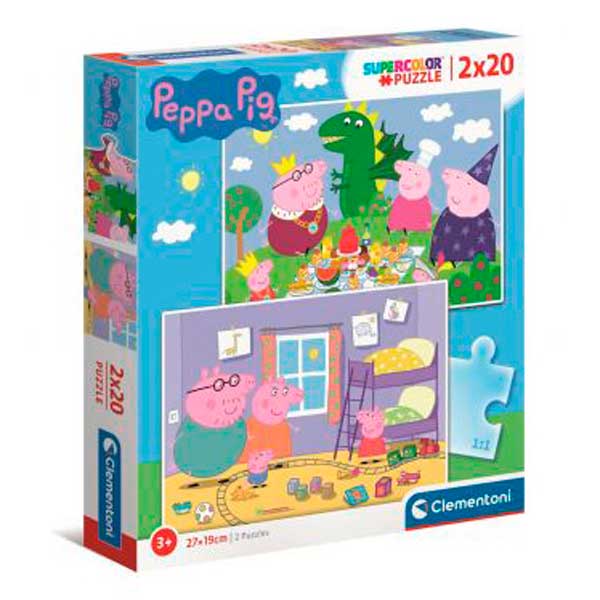 Porquinha Peppa Puzzle 2x20p - Imagem 1